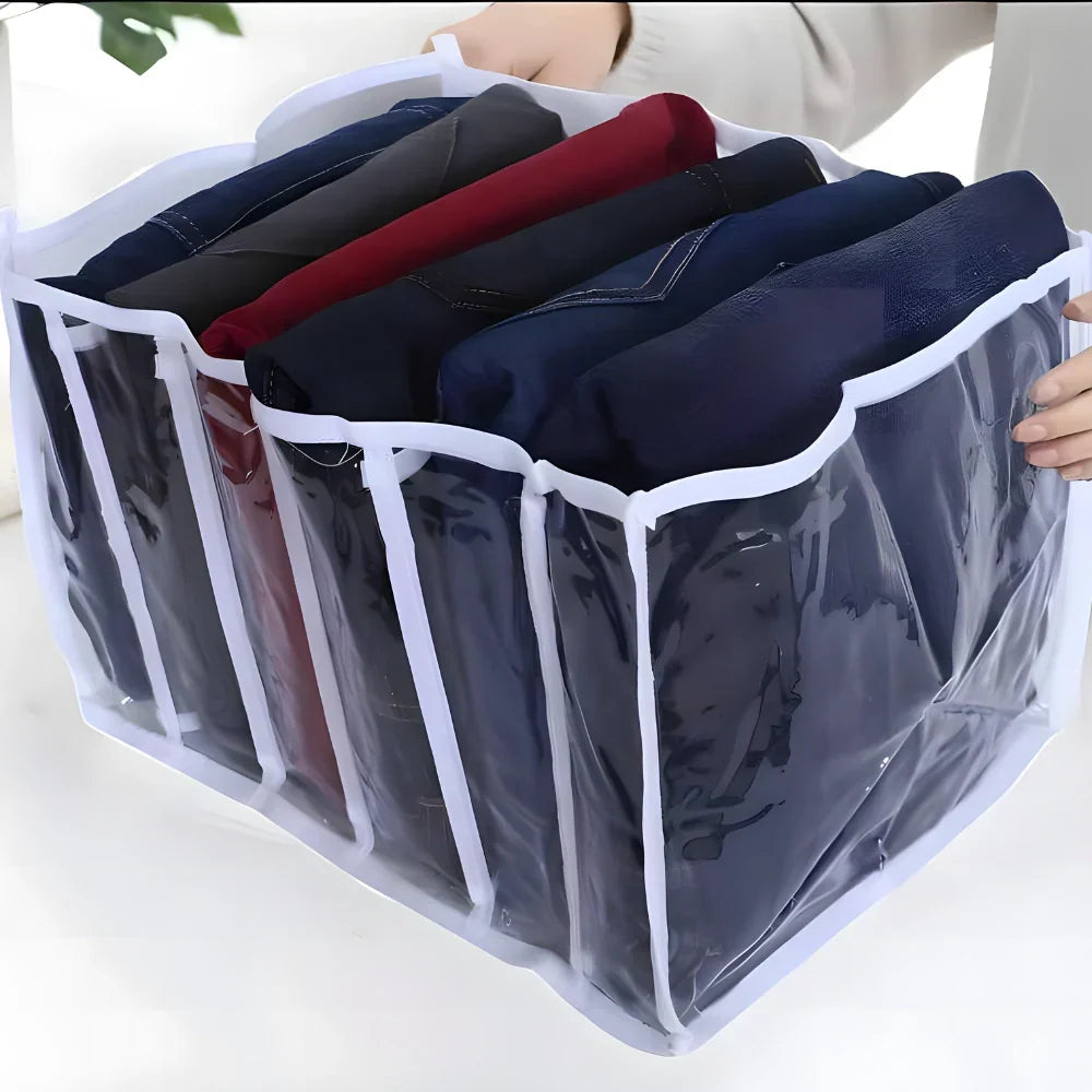 6-Section Foldable Clothes Organizer