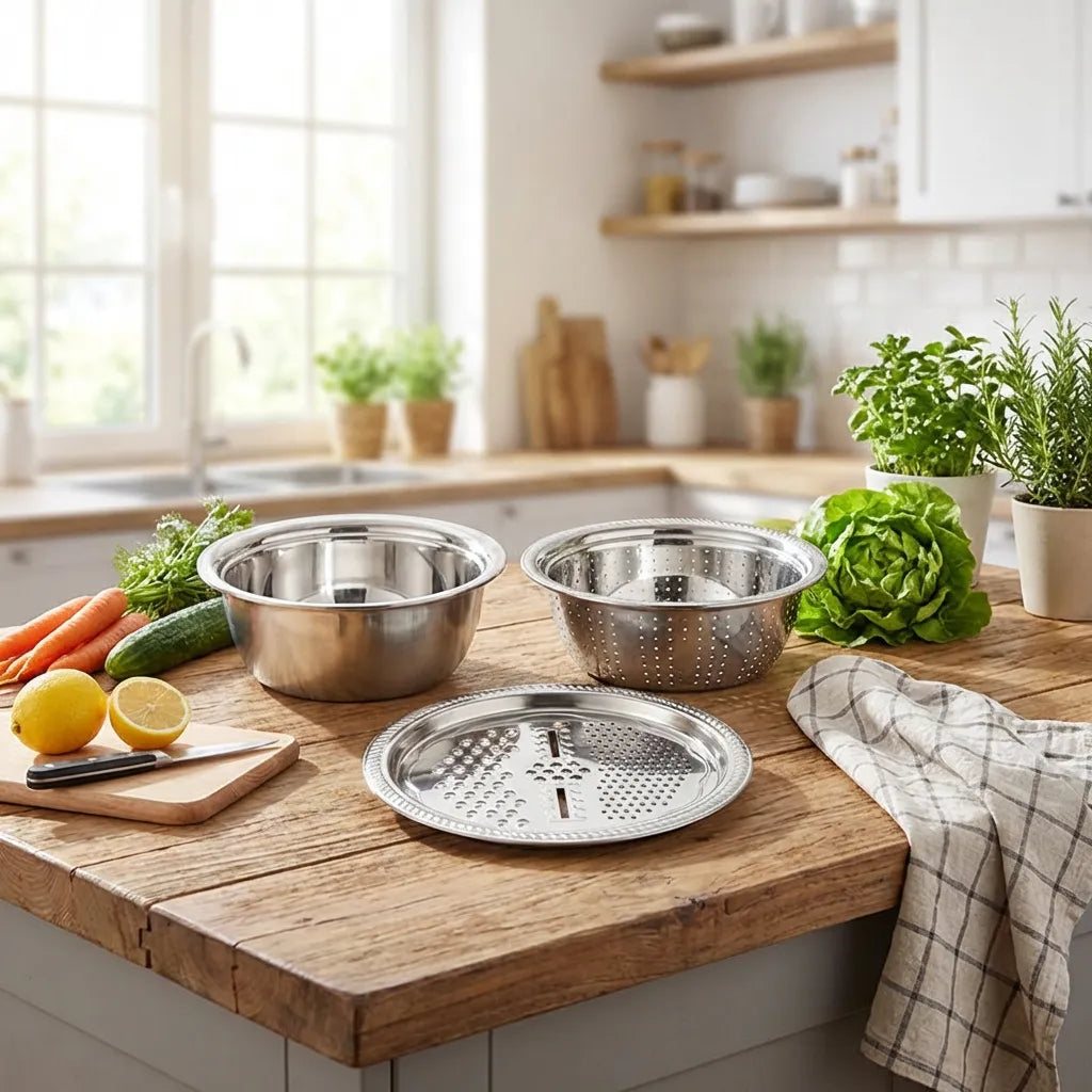 3-in-1 Grater & Colander