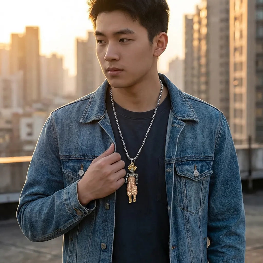 Goku Inspired Pendant Chain