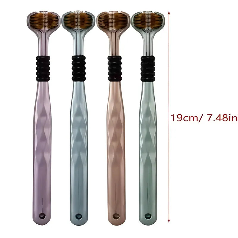 360° Triple-Sided Brush