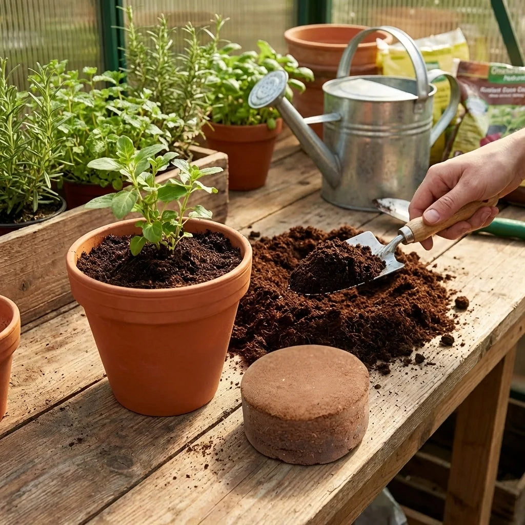 Organic Coconut Coir Bricks