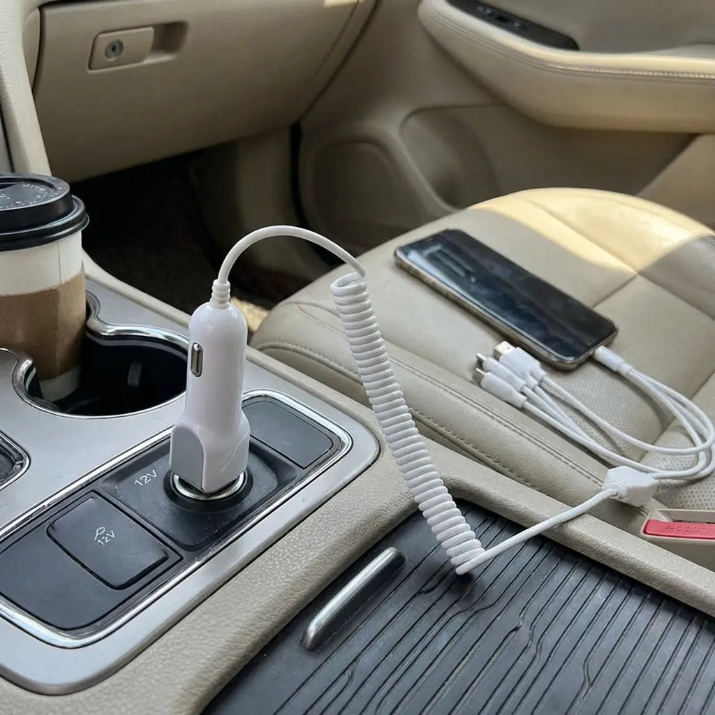 4 in 1 Multi Pin Car Charging Cable