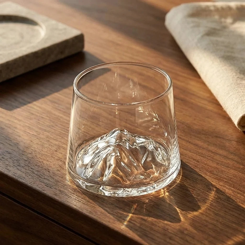 Japanese Mount Fuji Glass