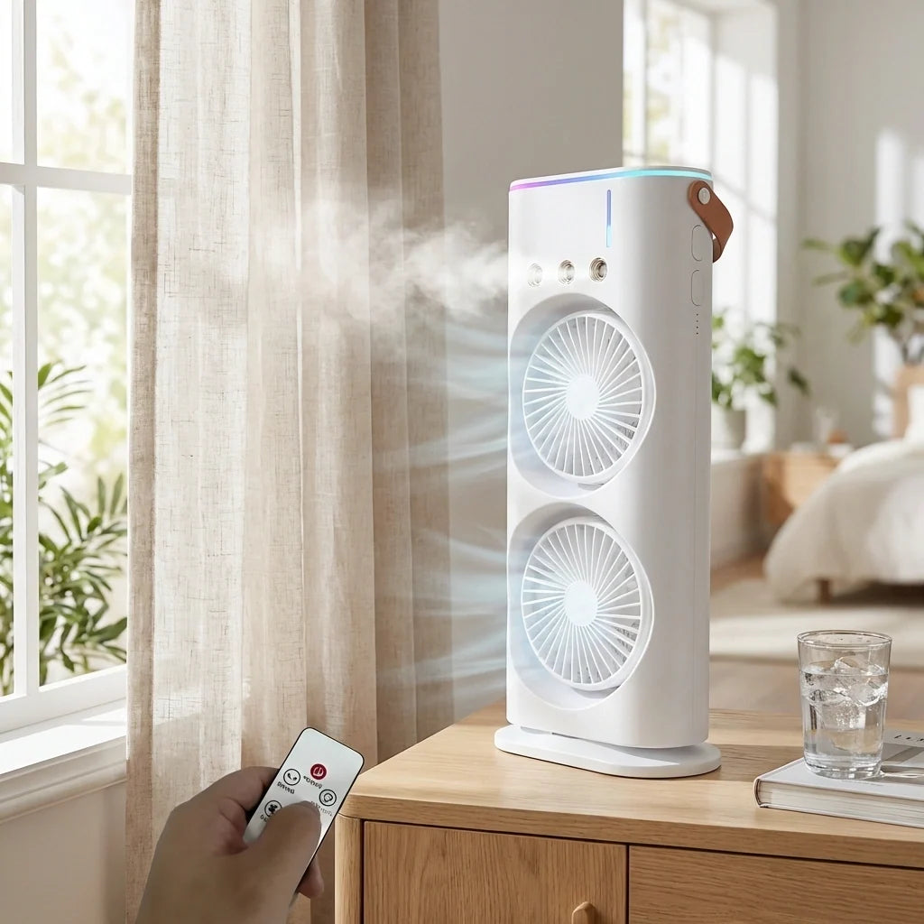 Portable Mist Cooling Fan