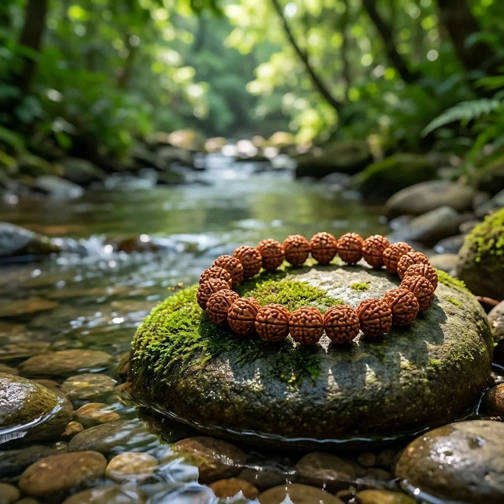 7 Mukhi Rudraksha Spiritual Bracelet