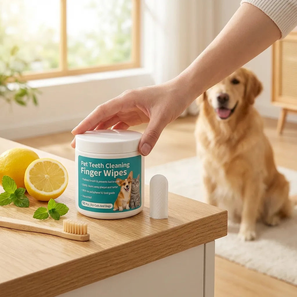Pet Teeth Cleaning Wipes