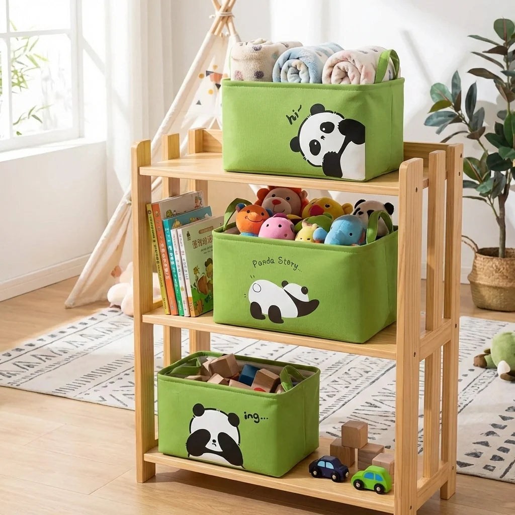 Little Panda Storage OrganizerStore Wardrobe Organizer For Clothes