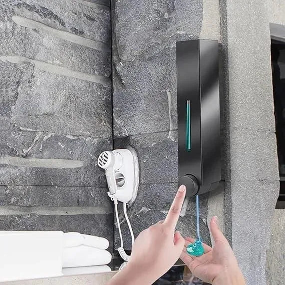 Wall Mounted Manual Push-Button Liquid Soap Dispenser