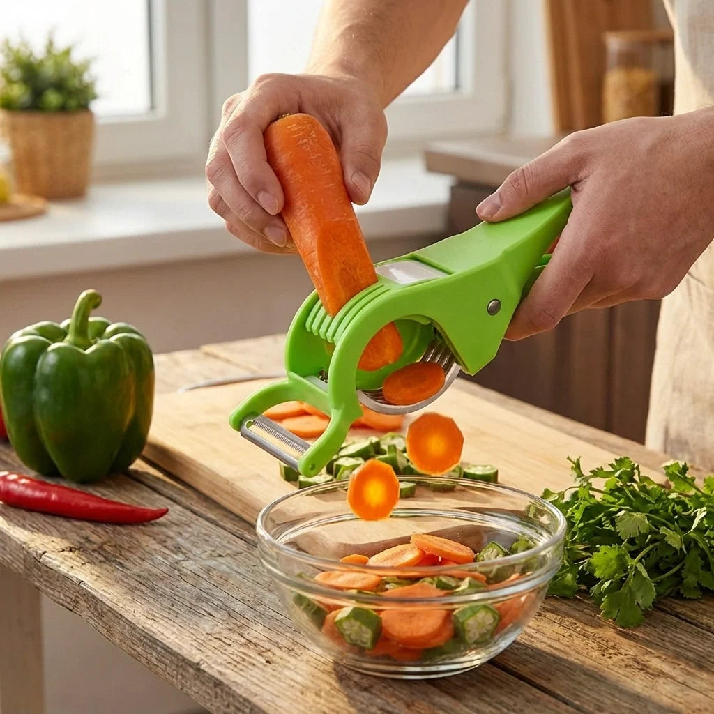 5-Blade Veggie Cutter Peeler