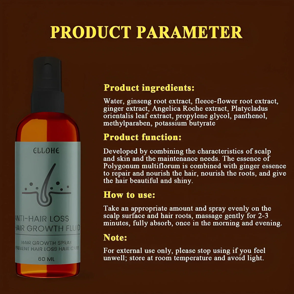 Anti-Hair Loss Growth Spray