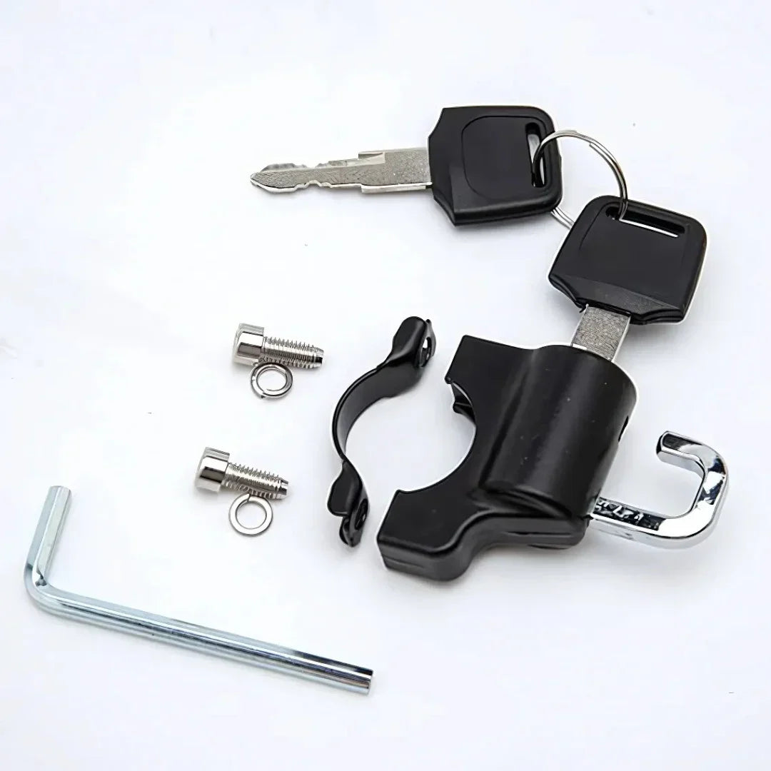 Anti-Theft Helmet Security Lock