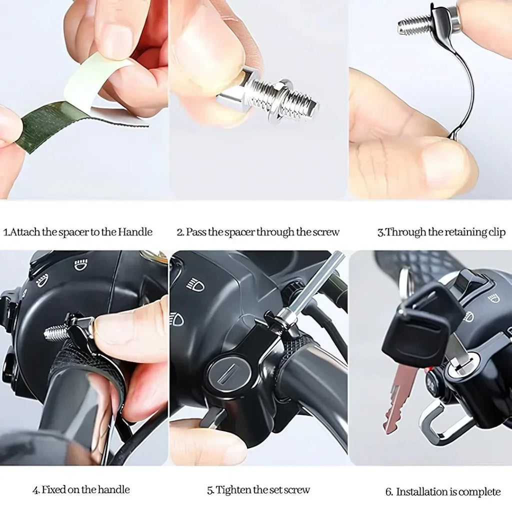 Anti-Theft Helmet Security Lock