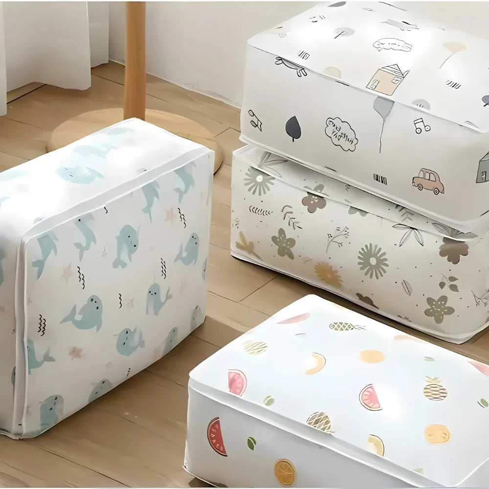 Blanket Storage Bag Under-Bed Quilt Clothes Storage Bag