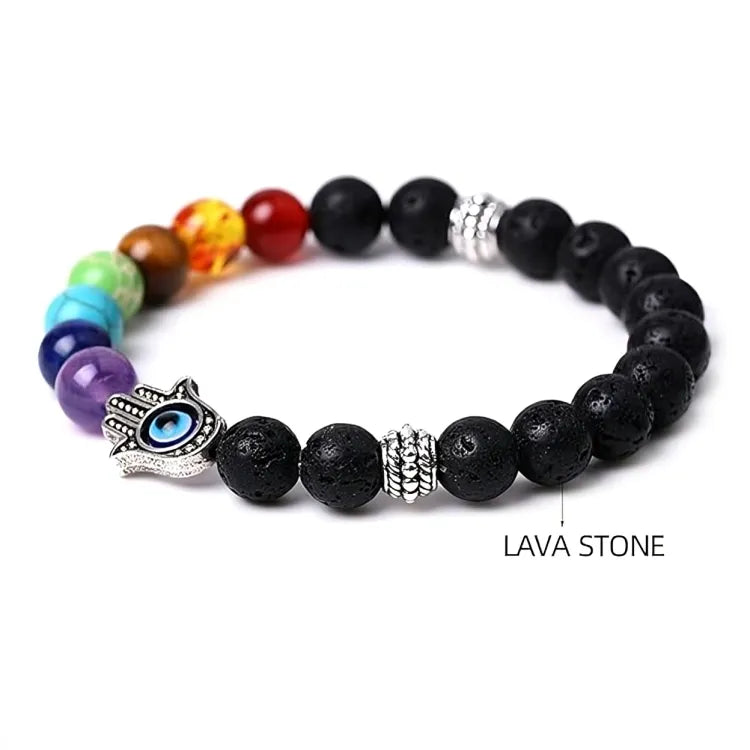 Classic 7 Chakra Beads Bracelet Pack of 1