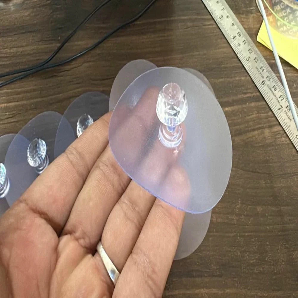 Crystal Stick-On Door Knobs