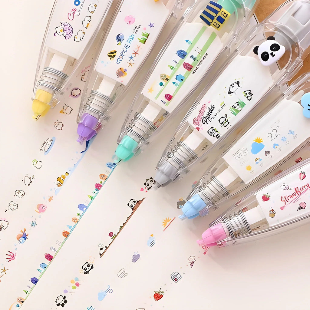 Cute Sticker Tape Pen