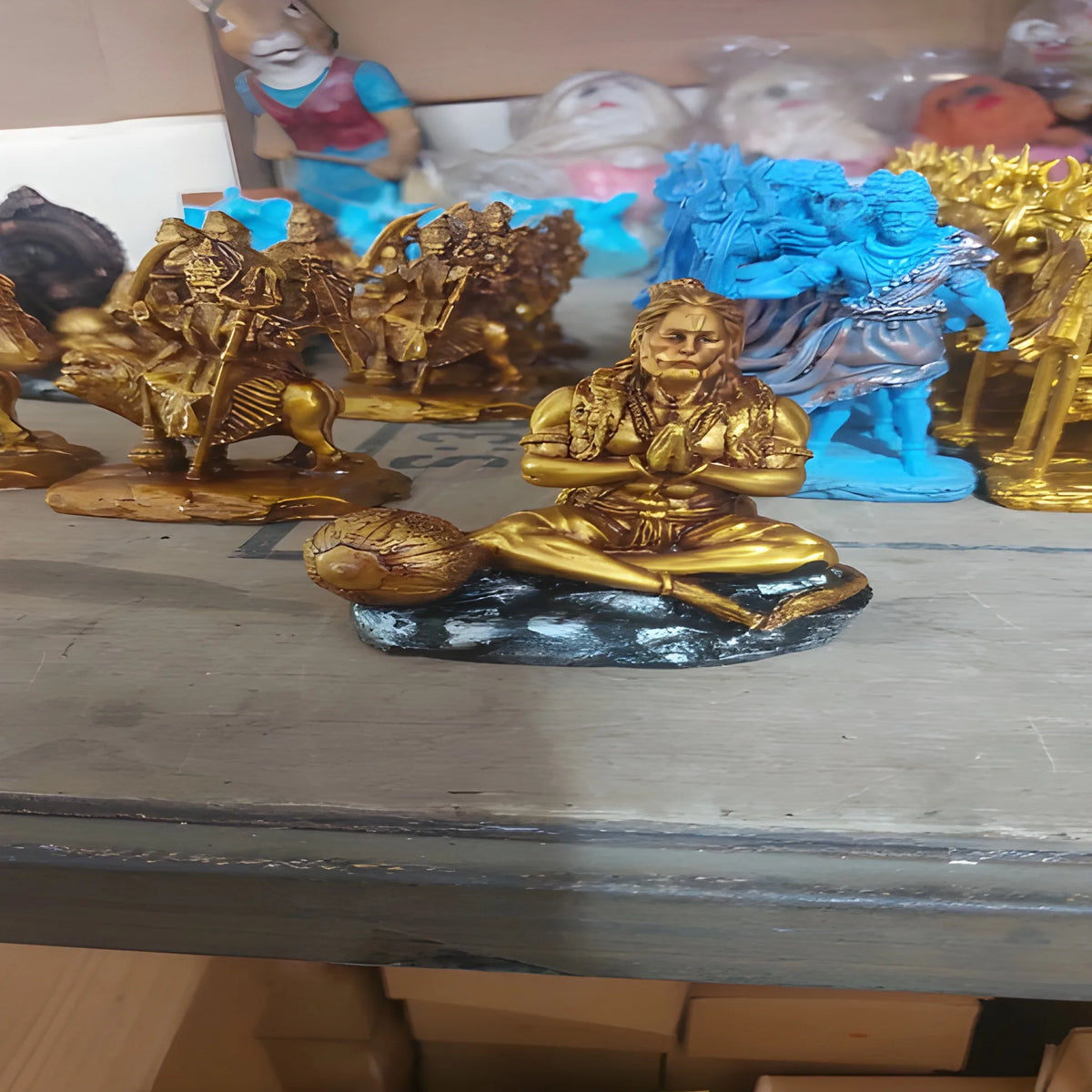 Divine Hanuman Meditative Statue