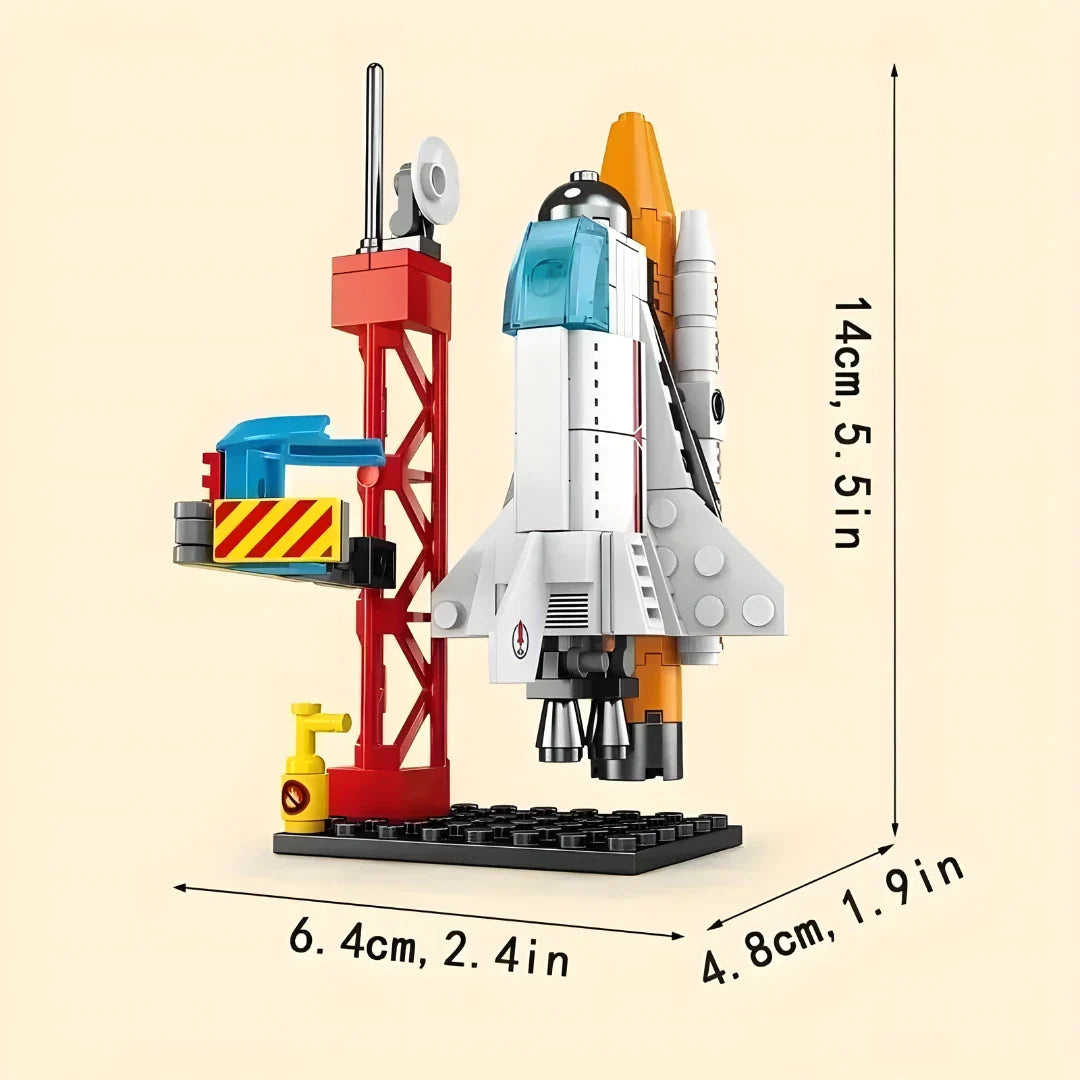 DIY 8 in 1 Spacecraft Building Blocks for Kids