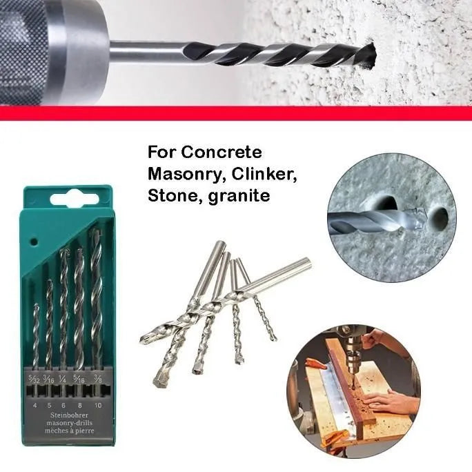 Drill Bit Set (Assorted, 5-Piece)