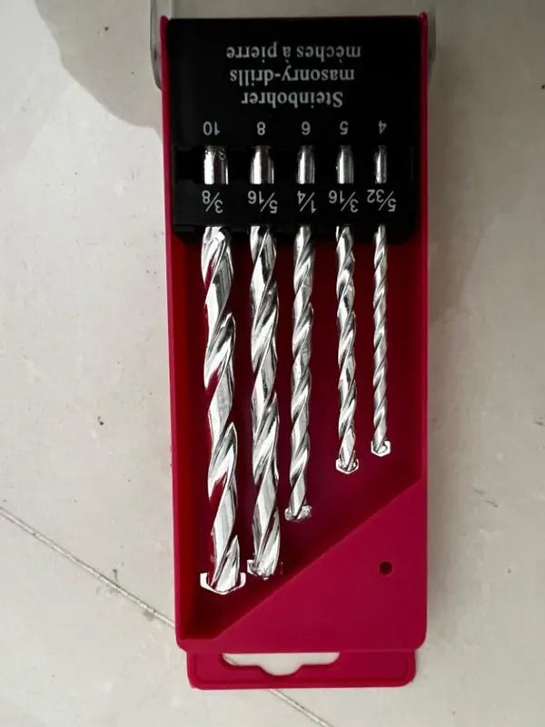 Drill Bit Set (Assorted, 5-Piece)