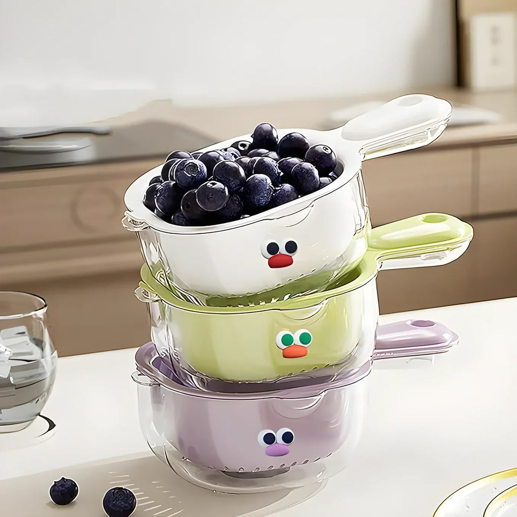 Dual-Layer Strainer Basket