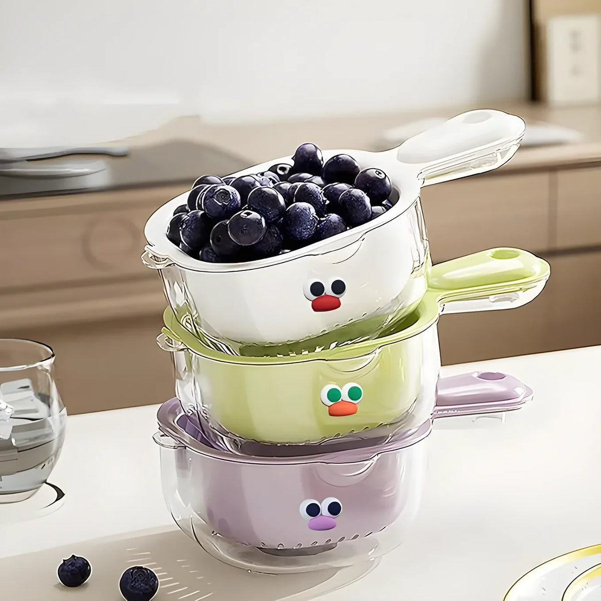 Dual-Layer Strainer Basket