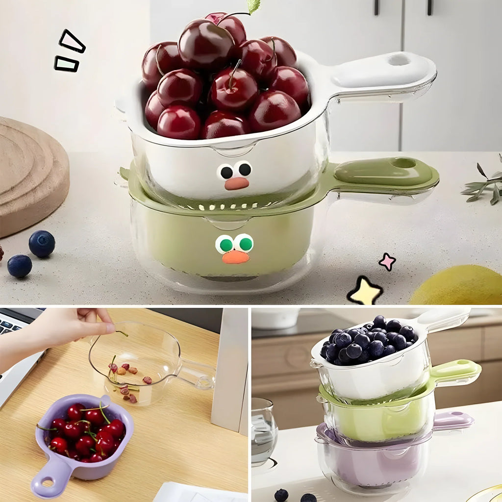 Dual-Layer Strainer Basket