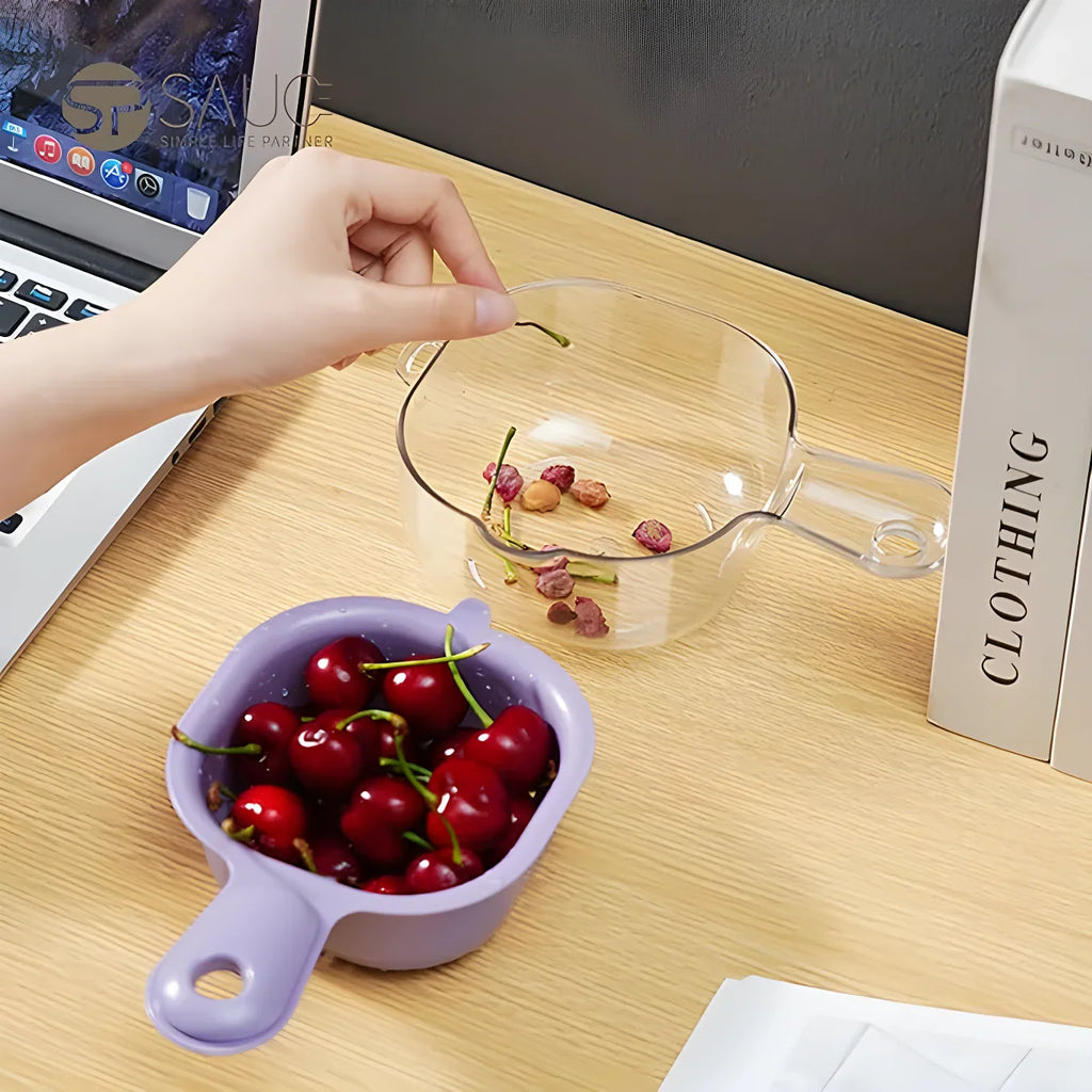 Dual-Layer Strainer Basket
