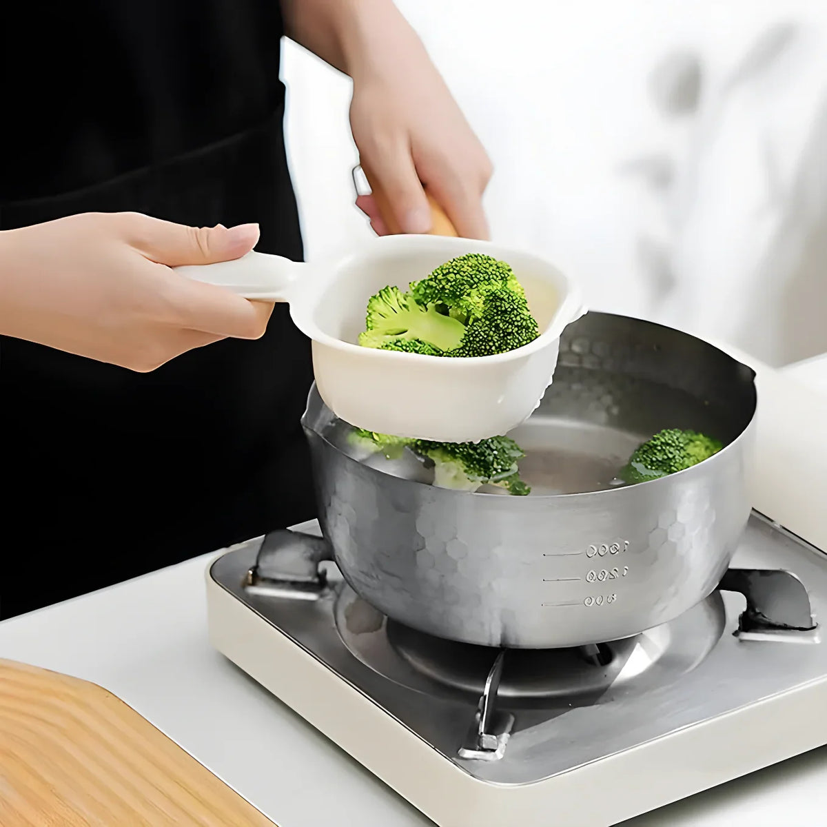 Dual-Layer Strainer Basket