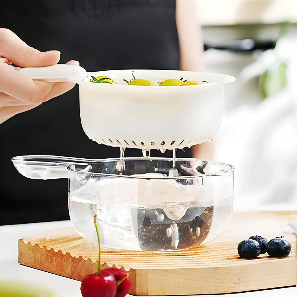 Dual-Layer Strainer Basket