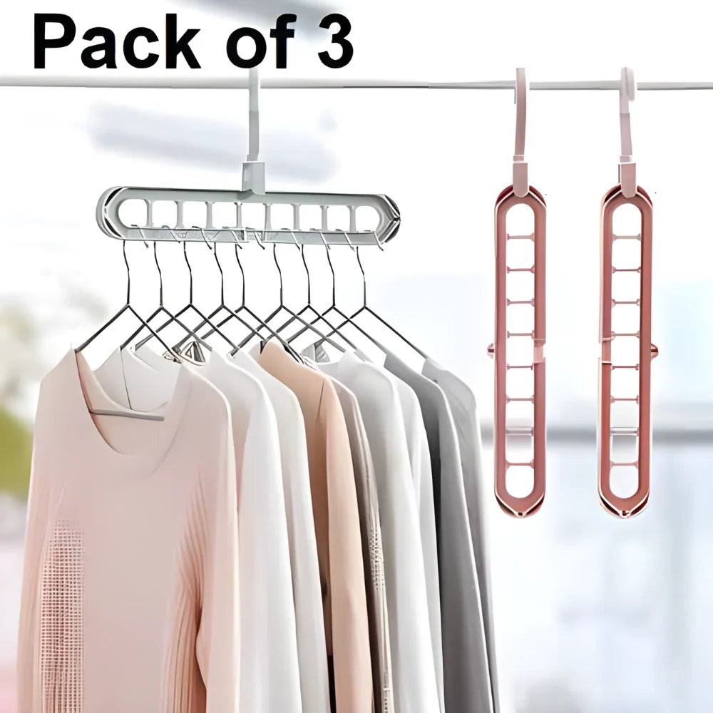 Foldable Multi-Hook Hanger