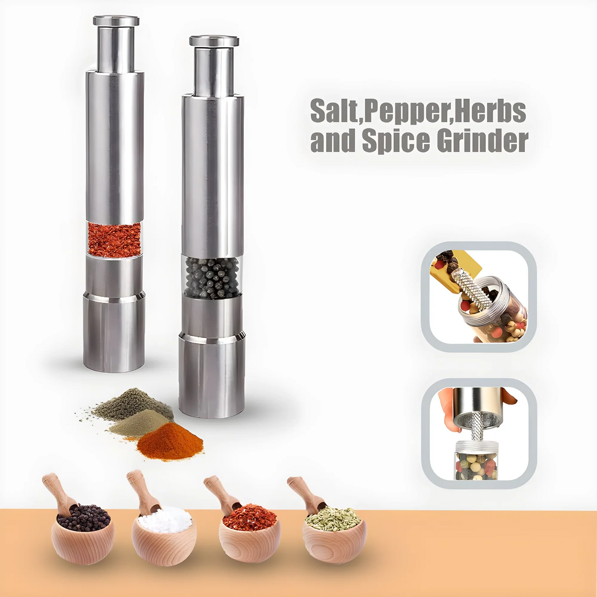 Fresh-Grind Spice Shakers