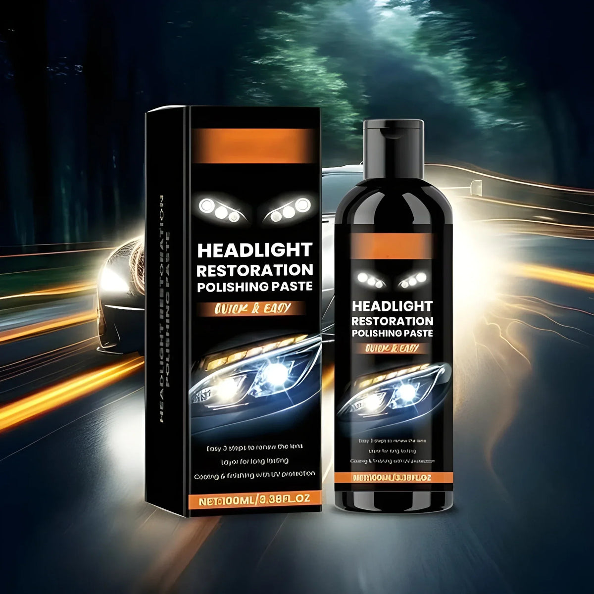 Headlight Polishing Paste – 2 Pack
