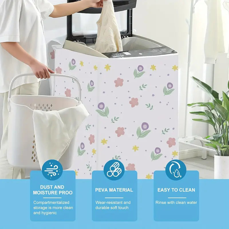 Home Organisation Folding Washing Machine Cover Pack of 2
