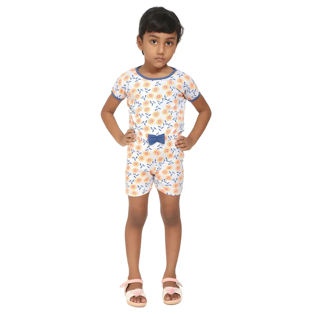 Kids Printed Jumpsuit