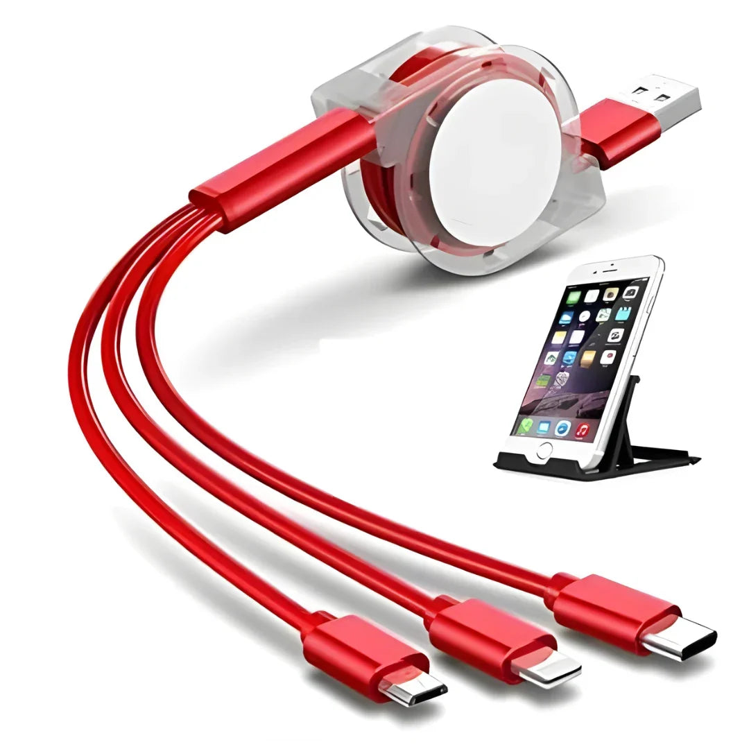 King Shine Multi Retractable Fast Charger