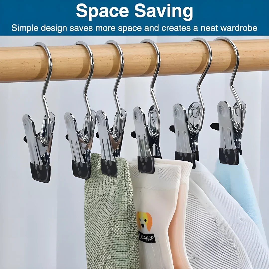 Laundry Hook Boot Hanging Hold Clips  Pack of 10