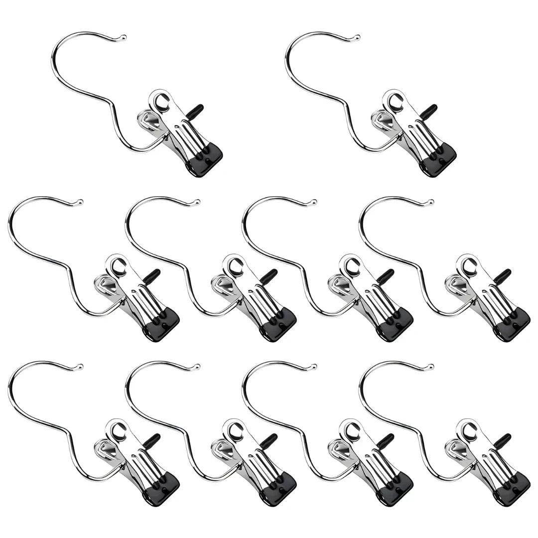 Laundry Hook Boot Hanging Hold Clips  Pack of 10