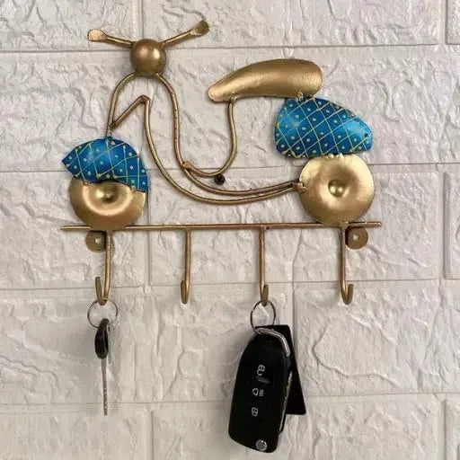 Metal Key Hanger Scooter Wall Hanging