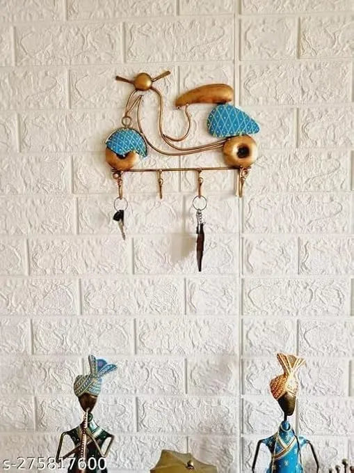 Metal Key Hanger Scooter Wall Hanging