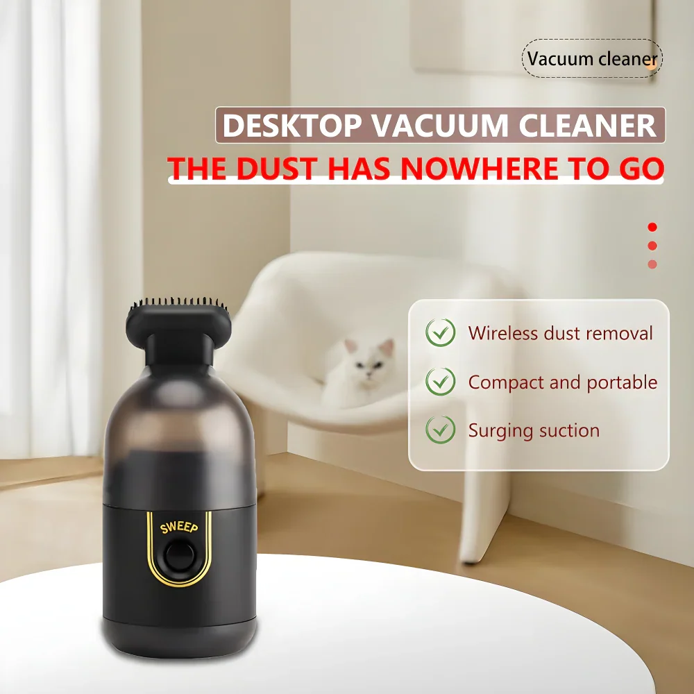 Mini Cordless Desk Vacuum