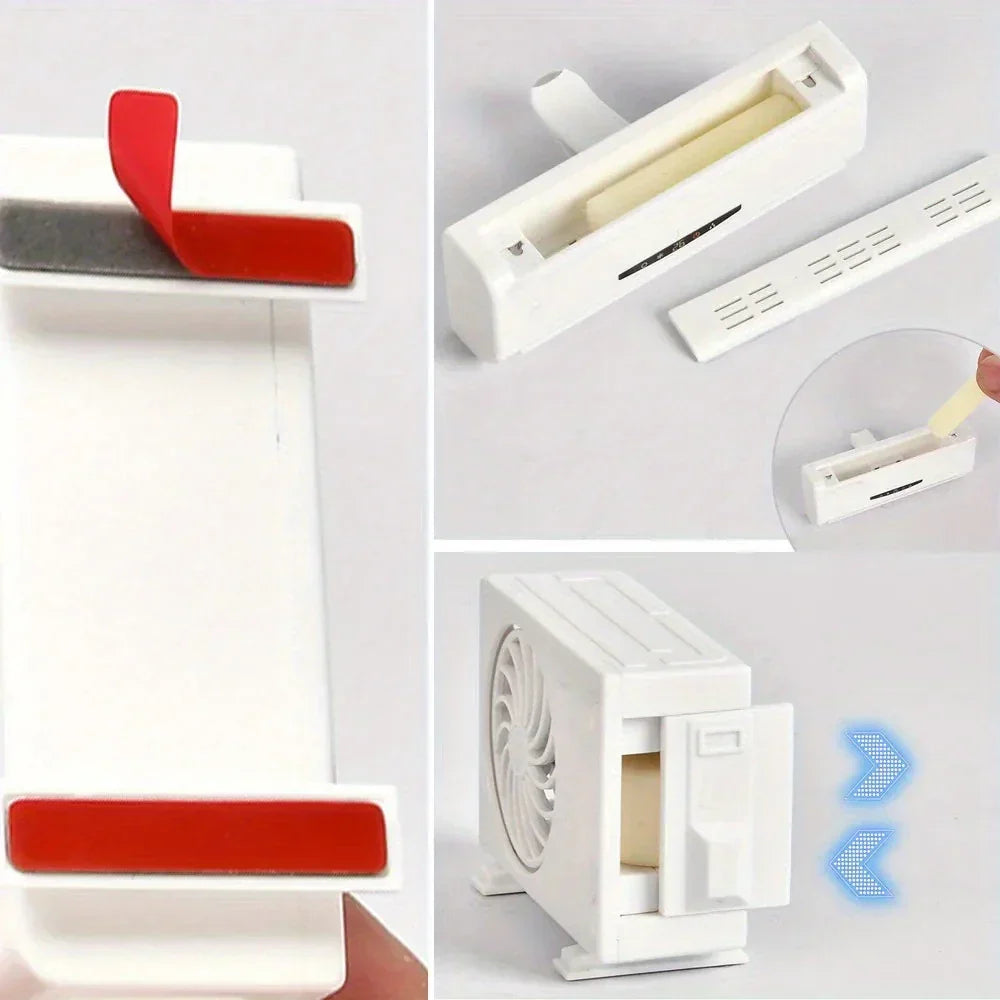 Miniature AC design Solar-Powered Car Air freshener Diffuser