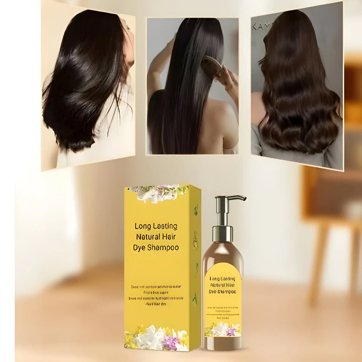 (Pack of 2) Plant Extract Grey Hair Color Bubble Dye