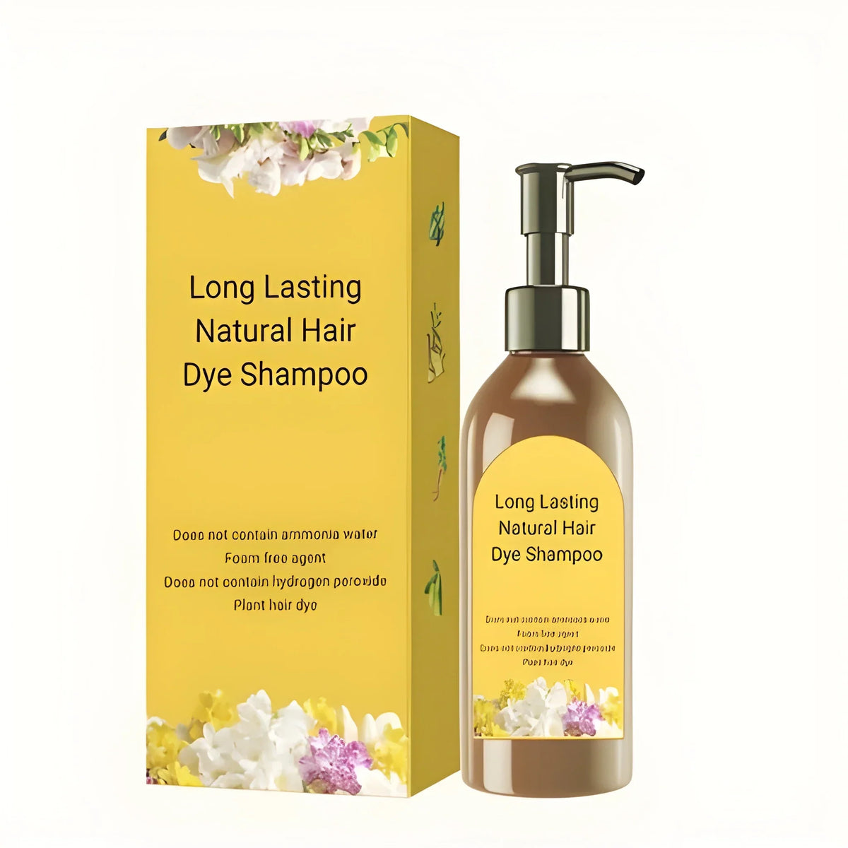 (Pack of 2) Plant Extract Grey Hair Color Bubble Dye
