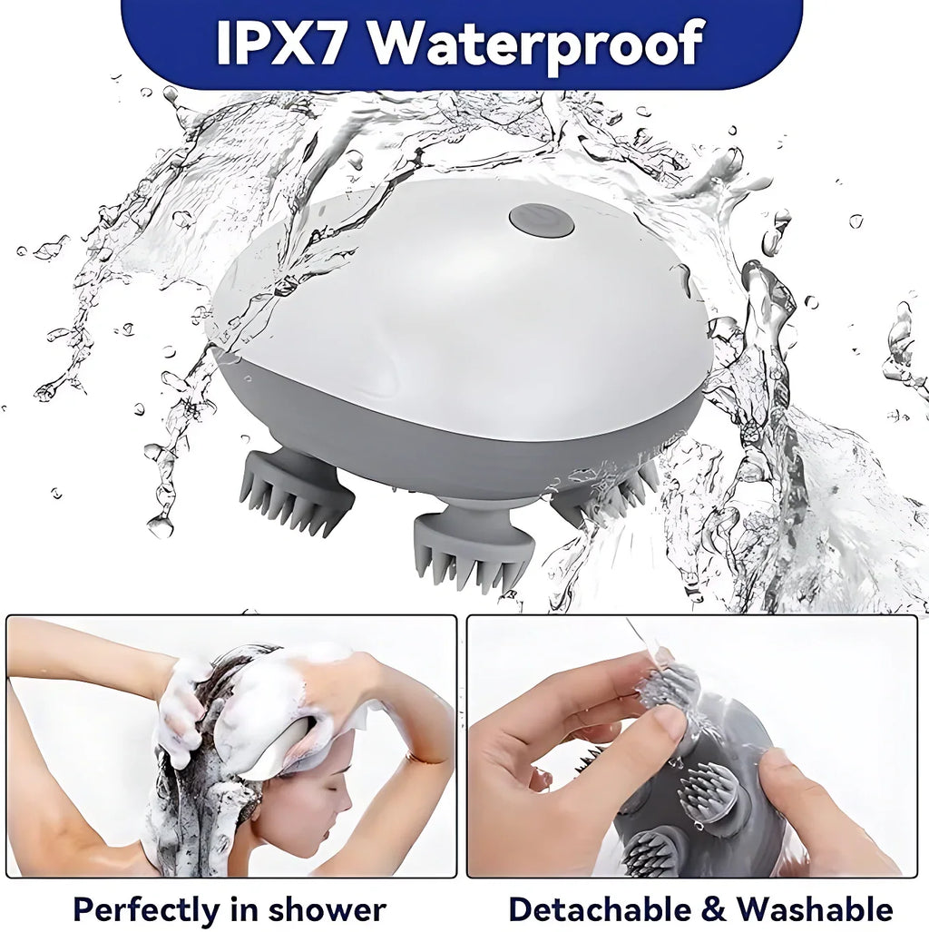 Portable Head Massager for Hair Growth Deep Clean and Stress Relax