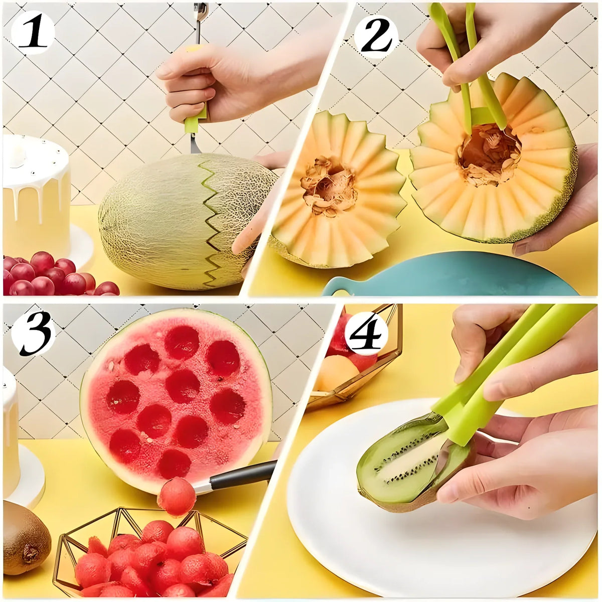 Pro 4-in-1 Watermelon Carving Kit
