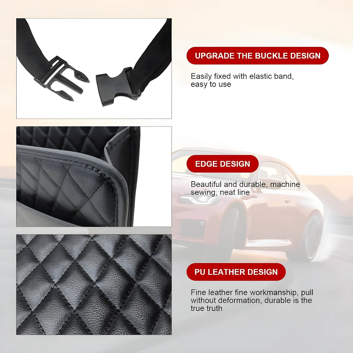 Quilted Car Organizer