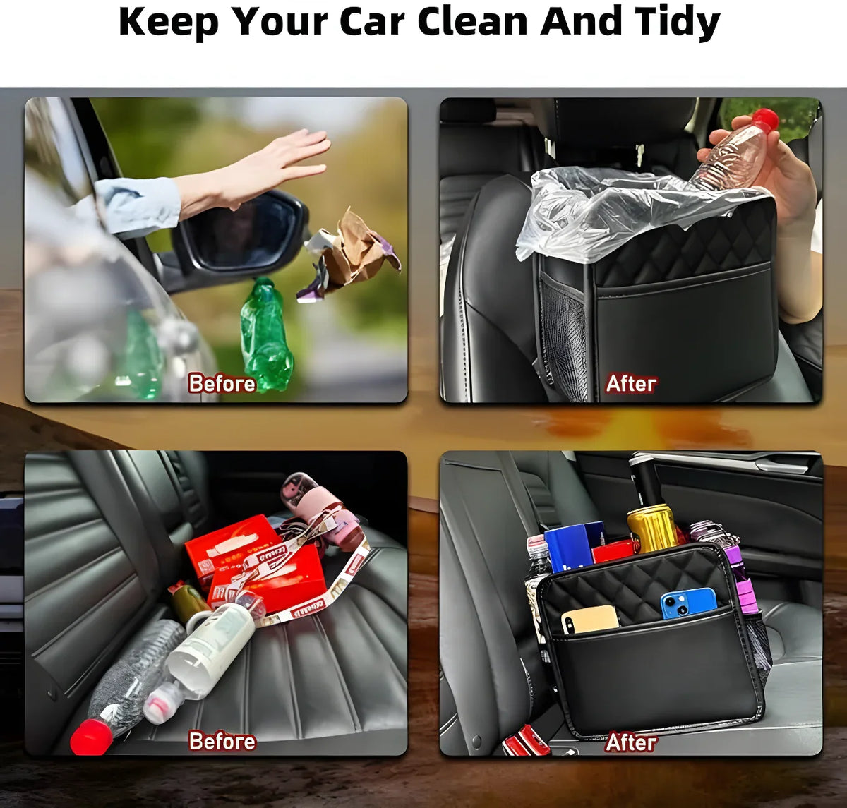 Quilted Car Organizer