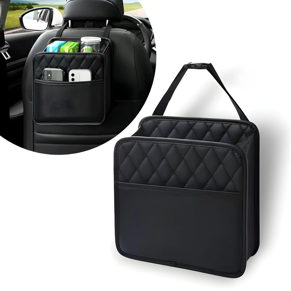 Quilted Car Organizer