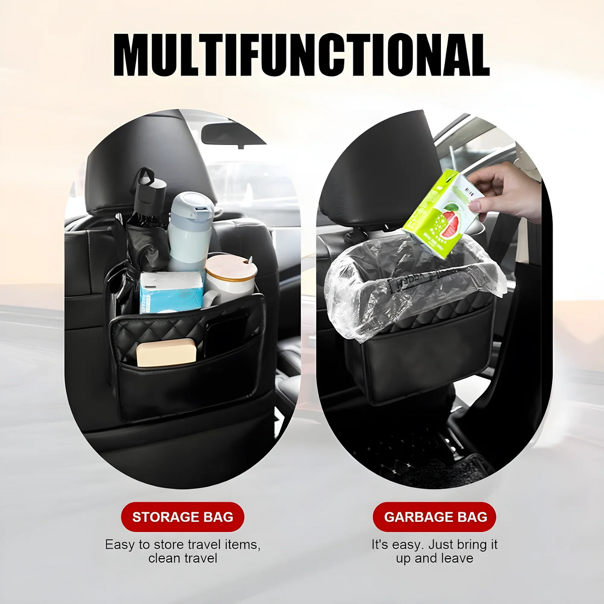 Quilted Car Organizer
